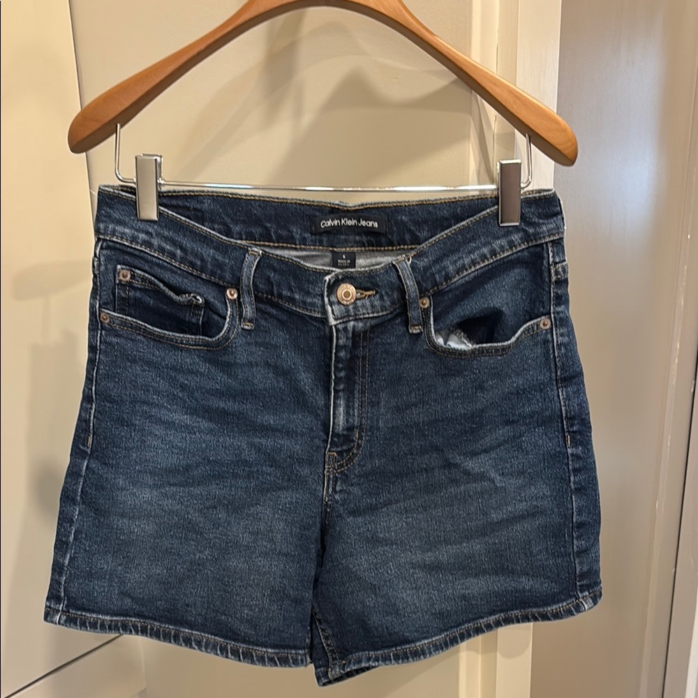 Calvin Klein Women's Blue Denim Shorts
